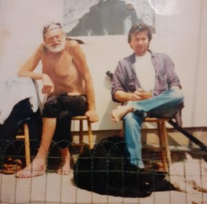 John Leister and son Gary in 1990, courtesy of Teresa Mattingley