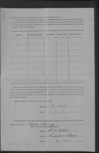 Alma Sauvey, registration form. copyright and courtesy Jersey Heritage