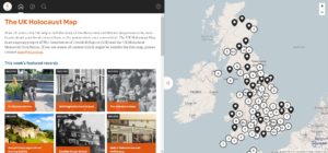 UK Holocaust map